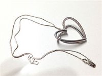 Pendente Comete Donna in Oro bianco Diamante GLB271 - GLB271